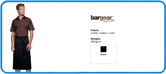 bargear long style aprons