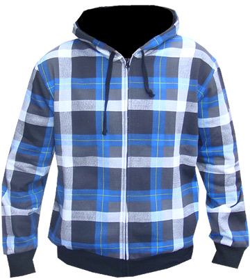 blue checker pattern zipper
