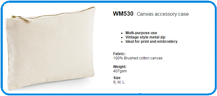 cotton canvas case