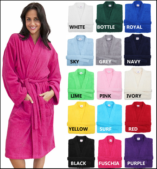 15 kimono bathrobe colour chart