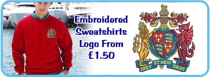 embroidered sweatshirts