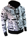 newspaper hoodie