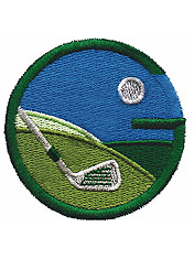 golf circle badge