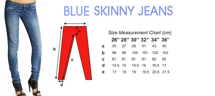 blue denim washed skinny jeans