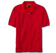 red polo shirts