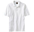 white polo shirts