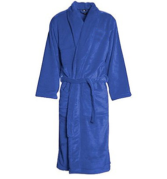 royal blue bath robe