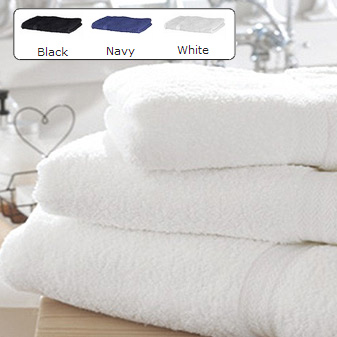 Deluxe white hotel terry towel