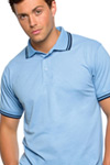 cheap tipped polo contrast