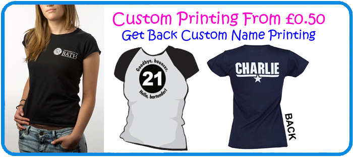 ladies custom tshirts printing