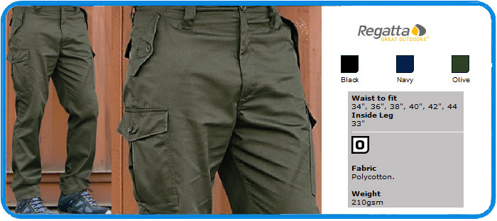 Military Regatta combat trouser for men RG220