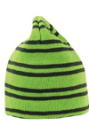 pin striped contrast reversible beanie