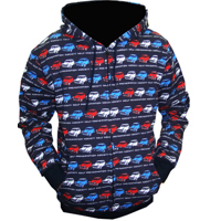 mini hoody zip up sweatshirts