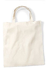 small handle cotton bag